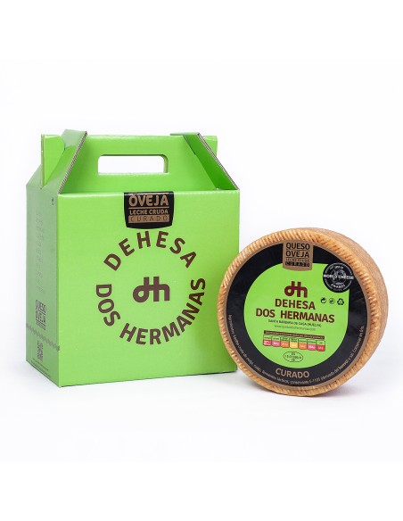 Queso CURADO de oveja leche cruda.